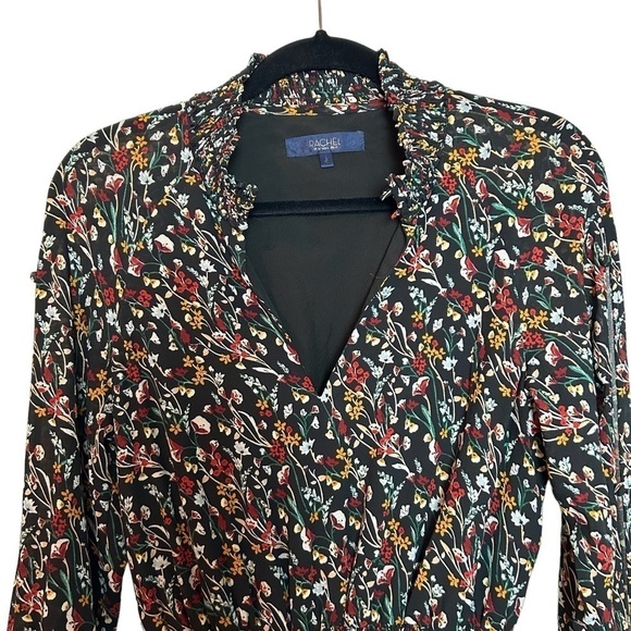 Rachel Rachel Roy Key Hole Floral Fully Lined Fit & Flare Dress - Picture 4 of 15